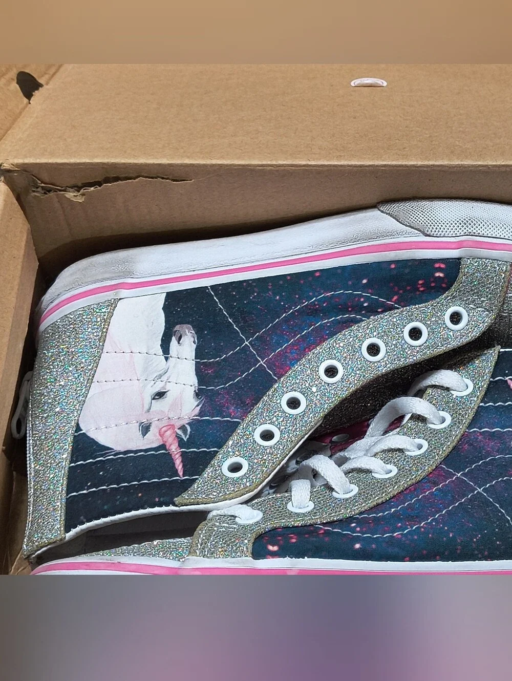 Vans sparkly high